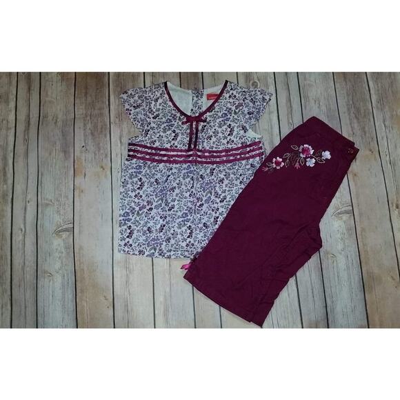 Gymboree Romantic Garden Floral Outfit Size 2T - Picture 1 of 1